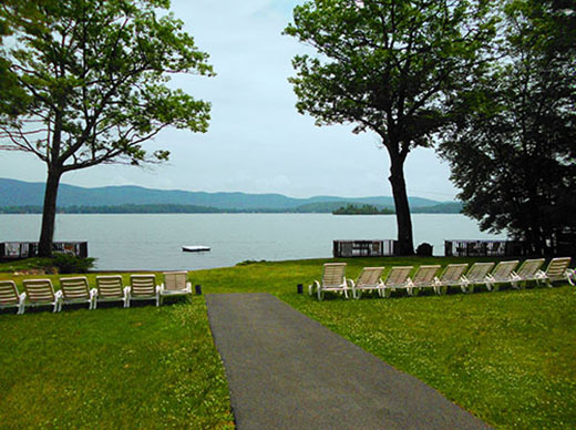 O'Connor's private, sandy beach